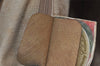 Authentic GUCCI Web Sherry Line Shoulder Bag GG PVC Leather Brown Junk 3307J