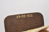 Authentic GUCCI Web Sherry Line Shoulder Bag GG PVC Leather Brown Junk 3307J