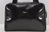 Authentic GUCCI Vintage 2Way Shoulder Hand Bag Purse Enamel Black Junk 3308J