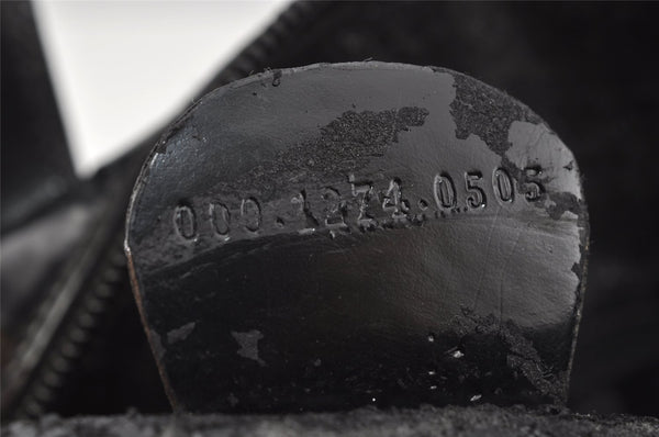 Authentic GUCCI Vintage 2Way Shoulder Hand Bag Purse Enamel Black Junk 3308J