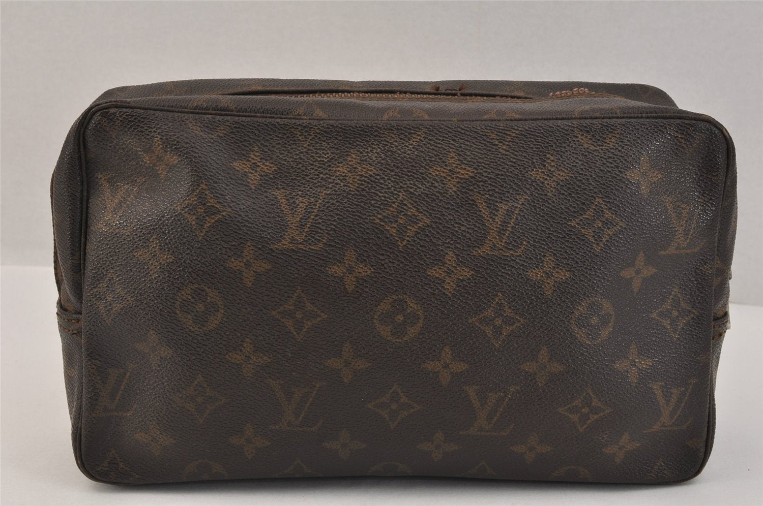 Authentic Louis Vuitton Monogram Trousse Toilette 28 Clutch Bag M47522 LV 3308K
