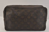 Authentic Louis Vuitton Monogram Trousse Toilette 28 Clutch Bag M47522 LV 3308K