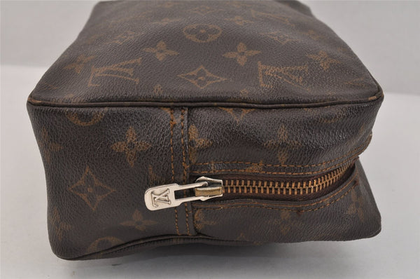 Authentic Louis Vuitton Monogram Trousse Toilette 28 Clutch Bag M47522 LV 3308K
