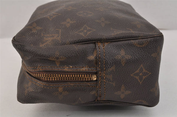 Authentic Louis Vuitton Monogram Trousse Toilette 28 Clutch Bag M47522 LV 3308K