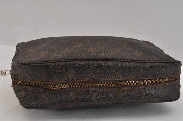 Authentic Louis Vuitton Monogram Trousse Toilette 28 Clutch Bag M47522 LV 3308K