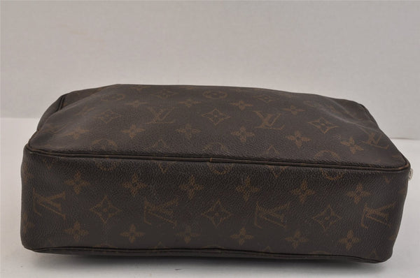 Authentic Louis Vuitton Monogram Trousse Toilette 28 Clutch Bag M47522 LV 3308K