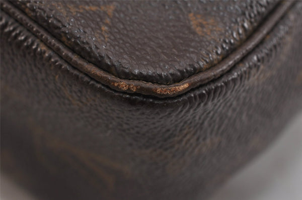 Authentic Louis Vuitton Monogram Trousse Toilette 28 Clutch Bag M47522 LV 3308K