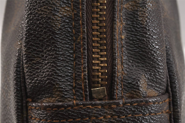 Authentic Louis Vuitton Monogram Trousse Toilette 28 Clutch Bag M47522 LV 3308K