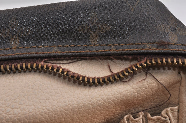 Authentic Louis Vuitton Monogram Trousse Toilette 28 Clutch Bag M47522 LV 3308K