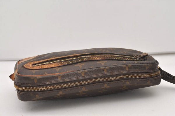 Authentic Louis Vuitton Monogram Marly Dragonne GM M51825 Clutch Hand Bag 3309J