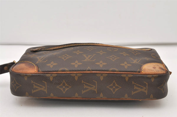 Authentic Louis Vuitton Monogram Marly Dragonne GM M51825 Clutch Hand Bag 3309J
