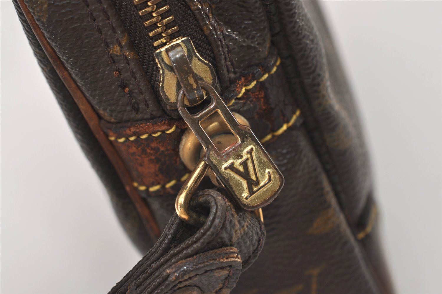 Authentic Louis Vuitton Monogram Marly Dragonne GM M51825 Clutch Hand Bag 3309J