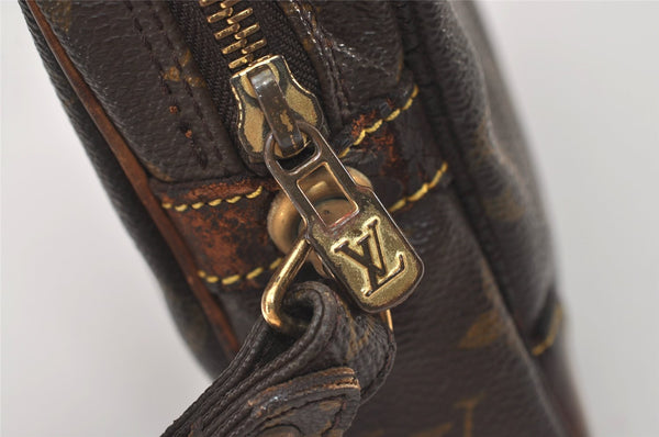 Authentic Louis Vuitton Monogram Marly Dragonne GM M51825 Clutch Hand Bag 3309J