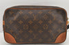 Authentic Louis Vuitton Monogram Marly Dragonne GM M51825 Clutch Hand Bag 3309K