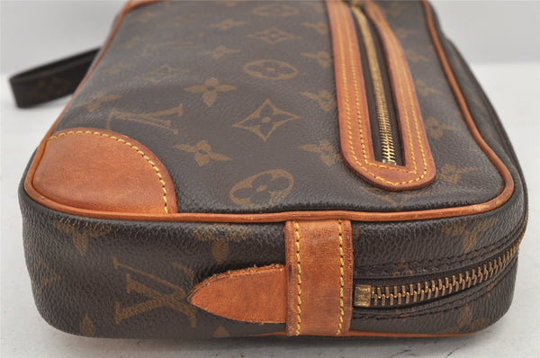 Authentic Louis Vuitton Monogram Marly Dragonne GM M51825 Clutch Hand Bag 3309K