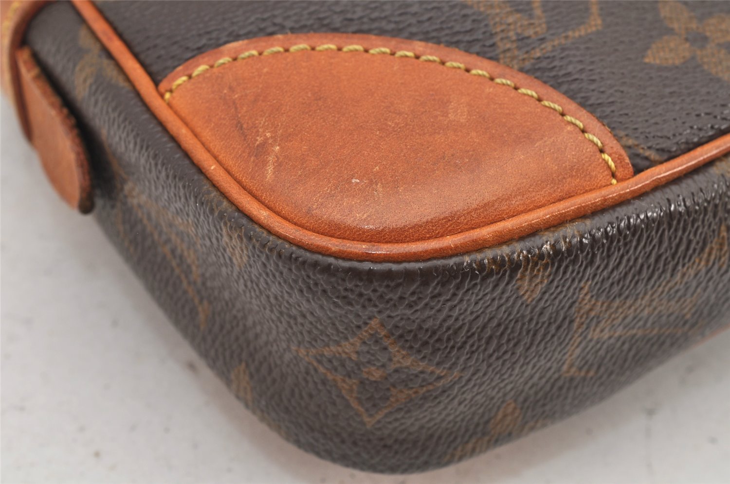 Authentic Louis Vuitton Monogram Marly Dragonne GM M51825 Clutch Hand Bag 3309K