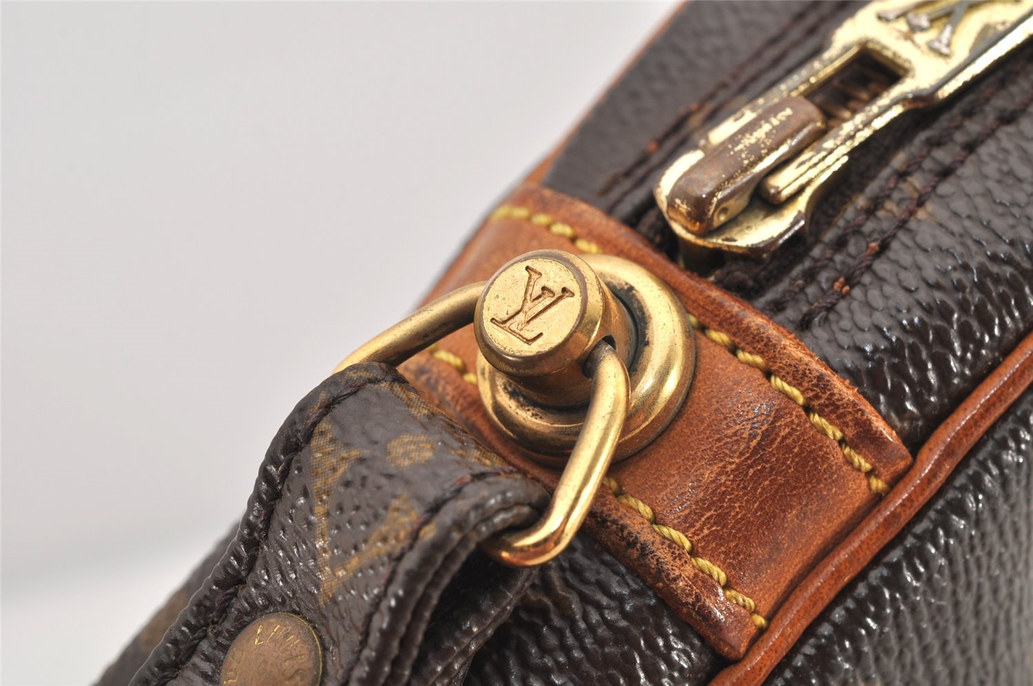 Authentic Louis Vuitton Monogram Marly Dragonne GM M51825 Clutch Hand Bag 3309K