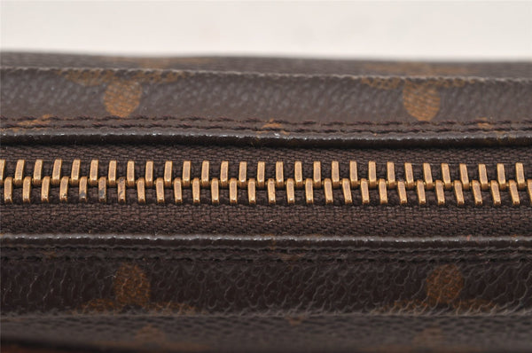 Authentic Louis Vuitton Monogram Marly Dragonne GM M51825 Clutch Hand Bag 3309K