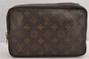 Auth Louis Vuitton Monogram Trousse Toilette 23 Clutch Hand Bag M47524 LV 3310K