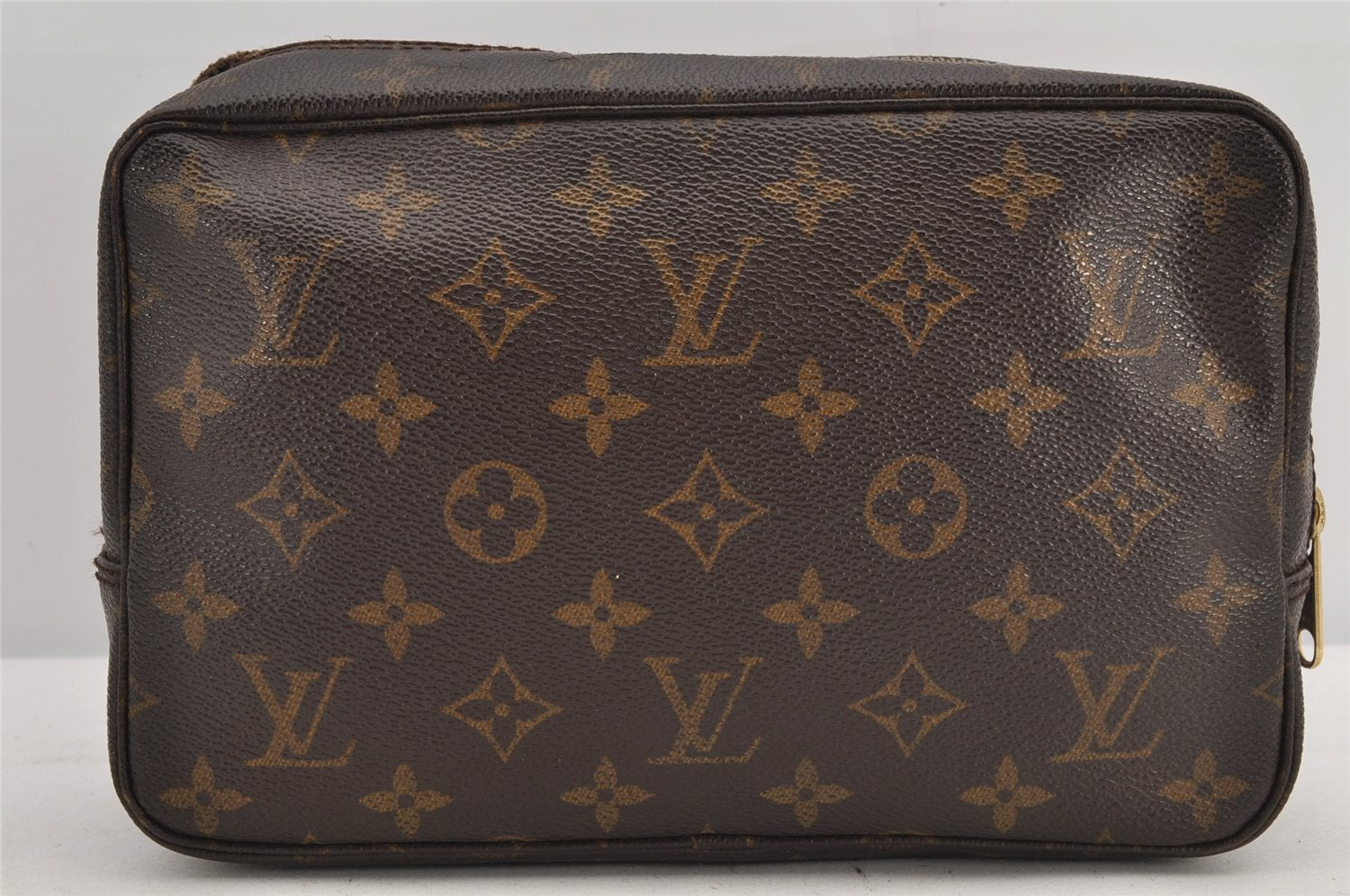 Auth Louis Vuitton Monogram Trousse Toilette 23 Clutch Hand Bag M47524 LV 3310K