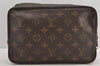 Auth Louis Vuitton Monogram Trousse Toilette 23 Clutch Hand Bag M47524 LV 3310K