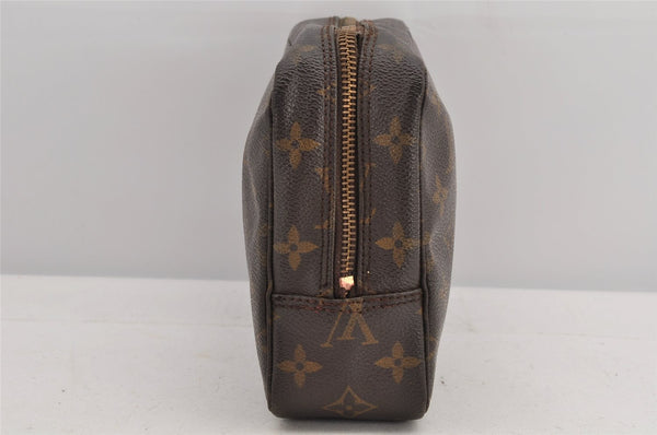 Auth Louis Vuitton Monogram Trousse Toilette 23 Clutch Hand Bag M47524 LV 3310K