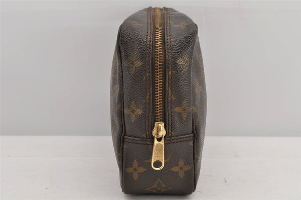 Auth Louis Vuitton Monogram Trousse Toilette 23 Clutch Hand Bag M47524 LV 3310K