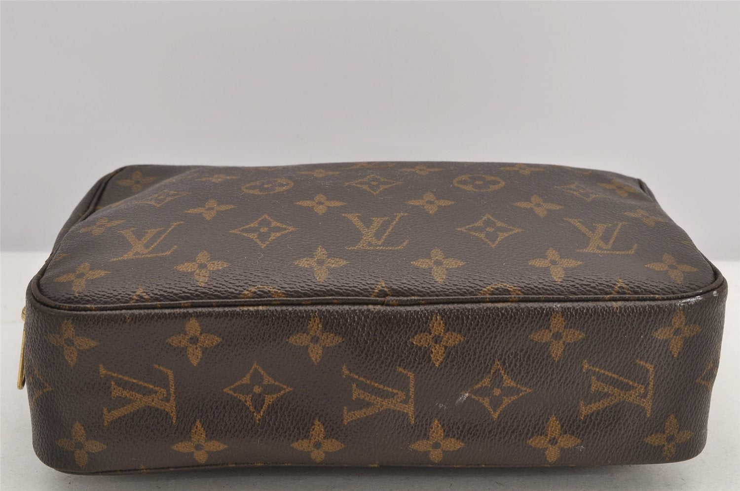 Auth Louis Vuitton Monogram Trousse Toilette 23 Clutch Hand Bag M47524 LV 3310K