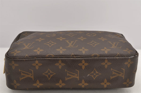 Auth Louis Vuitton Monogram Trousse Toilette 23 Clutch Hand Bag M47524 LV 3310K