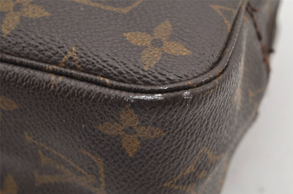 Auth Louis Vuitton Monogram Trousse Toilette 23 Clutch Hand Bag M47524 LV 3310K