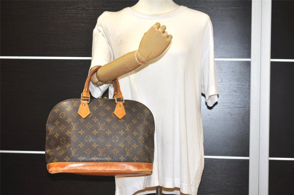 Authentic Louis Vuitton Monogram Alma Hand Bag Purse M51130 LV 3311K