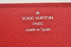 Authentic Louis Vuitton Epi Enveloppe Carte De Visit Card Case M5658E Red 3312I
