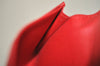 Authentic Louis Vuitton Epi Enveloppe Carte De Visit Card Case M5658E Red 3312I