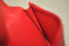 Authentic Louis Vuitton Epi Enveloppe Carte De Visit Card Case M5658E Red 3312I