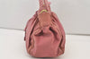 Authentic PRADA Nylon Tessuto Leather 2Way Shoulder Hand Bag BN1631 Pink 3312J