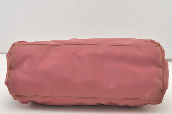 Authentic PRADA Nylon Tessuto Leather 2Way Shoulder Hand Bag BN1631 Pink 3312J