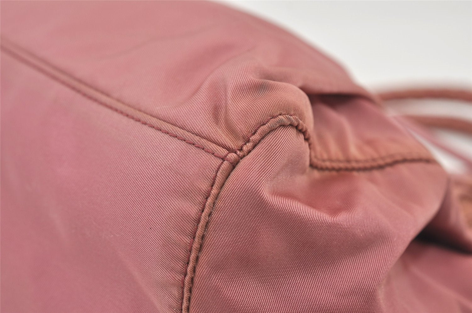 Authentic PRADA Nylon Tessuto Leather 2Way Shoulder Hand Bag BN1631 Pink 3312J