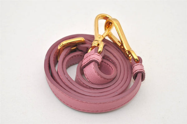 Authentic PRADA Nylon Tessuto Leather 2Way Shoulder Hand Bag BN1631 Pink 3312J