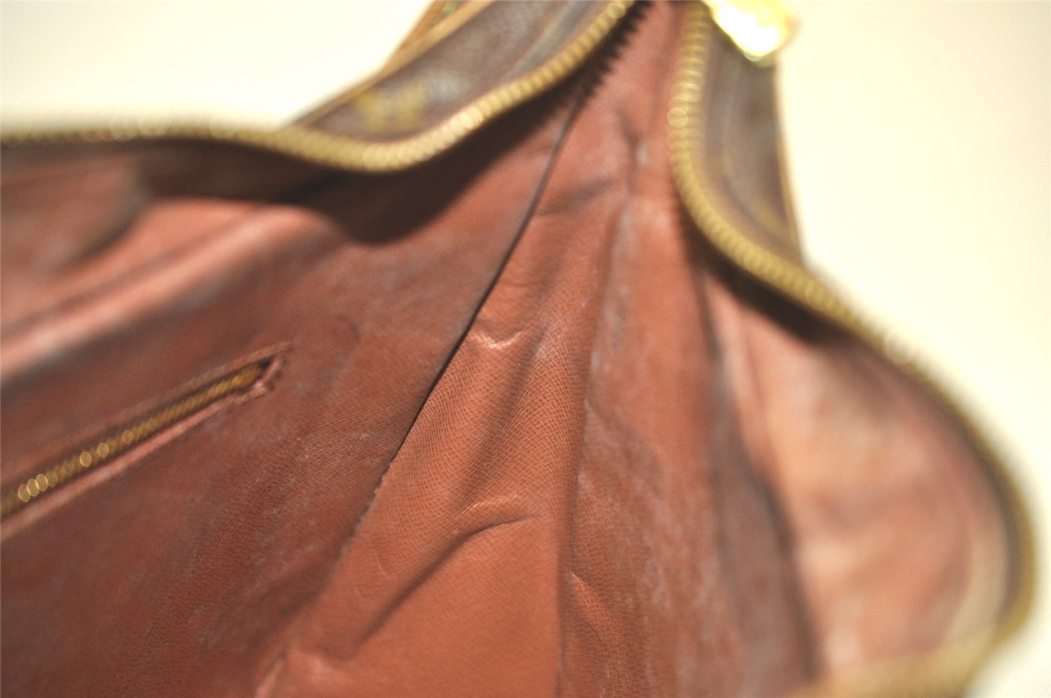 Authentic Louis Vuitton Monogram Boulogne 30 Shoulder Cross Bag M52165 LV 3312K