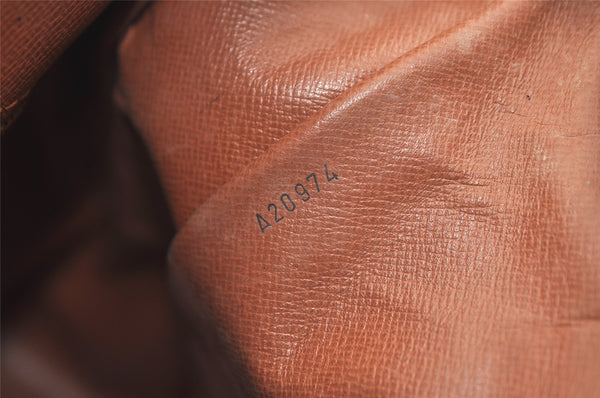 Authentic Louis Vuitton Monogram Boulogne 30 Shoulder Cross Bag M52165 LV 3312K