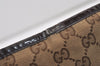 Authentic GUCCI Jolie Shoulder Hand Tote Bag GG Canvas Enamel 211976 Brown 3313J