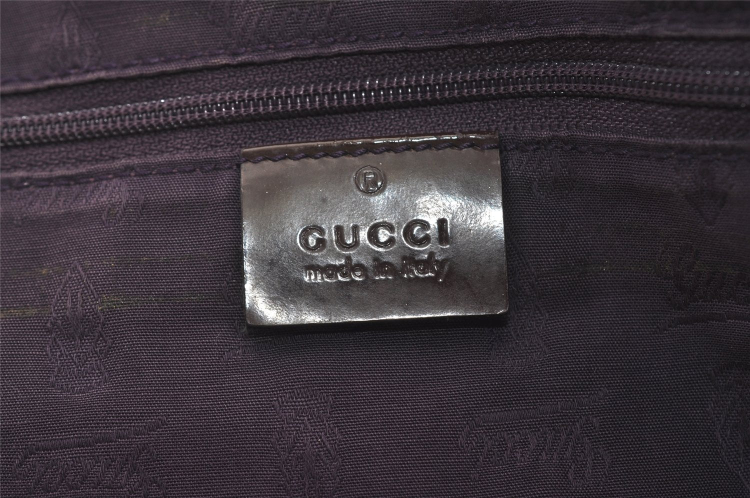 Authentic GUCCI Jolie Shoulder Hand Tote Bag GG Canvas Enamel 211976 Brown 3313J