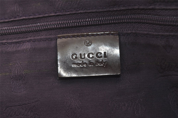 Authentic GUCCI Jolie Shoulder Hand Tote Bag GG Canvas Enamel 211976 Brown 3313J