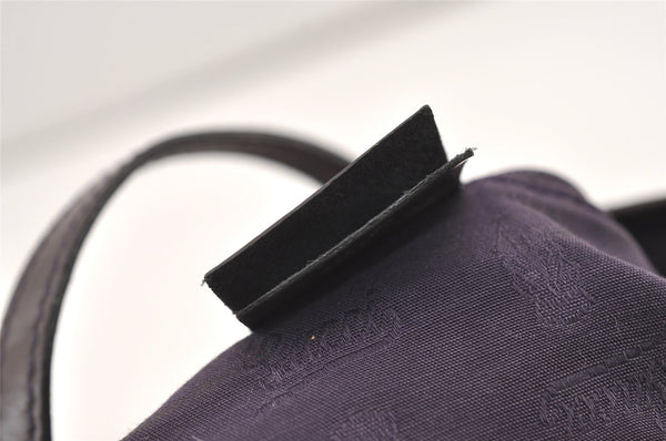 Authentic GUCCI Jolie Shoulder Hand Tote Bag GG Canvas Enamel 211976 Brown 3313J