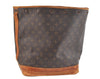 Authentic Louis Vuitton Monogram Noe Shoulder Drawstring Bag M42224 Junk 3313K