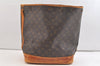 Authentic Louis Vuitton Monogram Noe Shoulder Drawstring Bag M42224 Junk 3313K