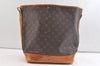 Authentic Louis Vuitton Monogram Noe Shoulder Drawstring Bag M42224 Junk 3313K