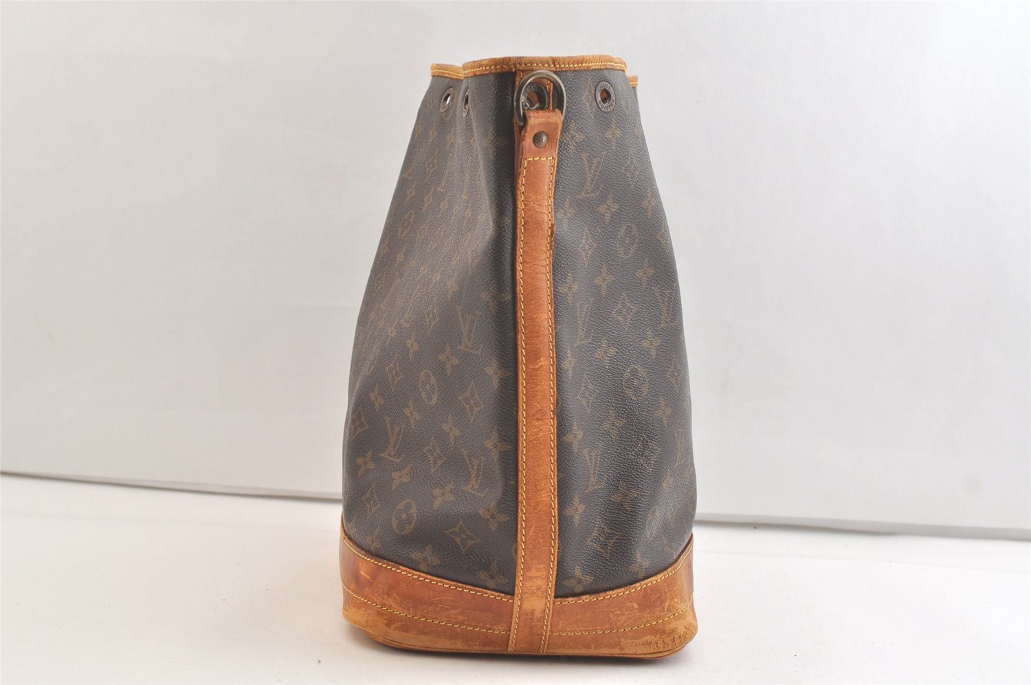 Authentic Louis Vuitton Monogram Noe Shoulder Drawstring Bag M42224 Junk 3313K