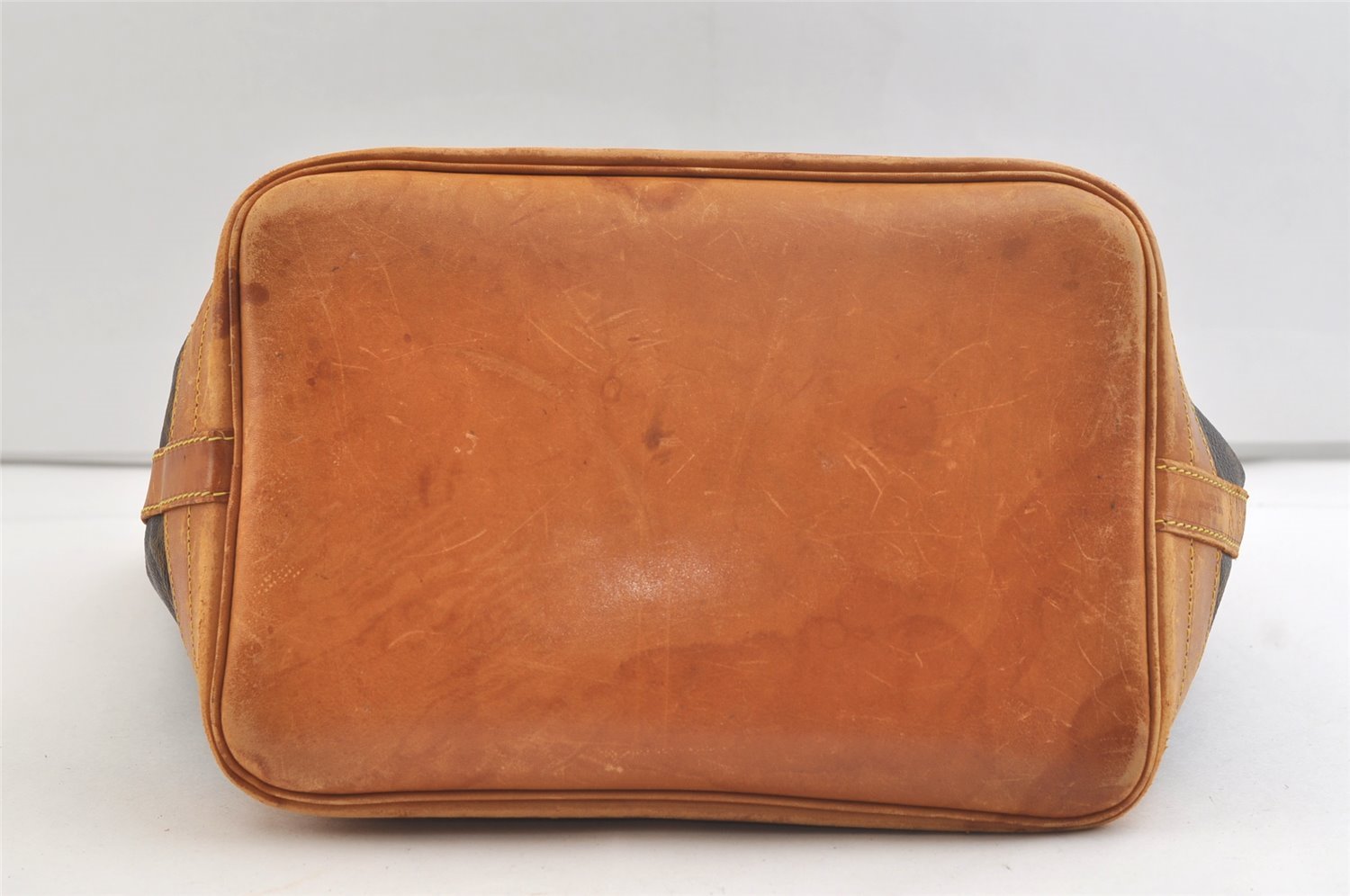 Authentic Louis Vuitton Monogram Noe Shoulder Drawstring Bag M42224 Junk 3313K