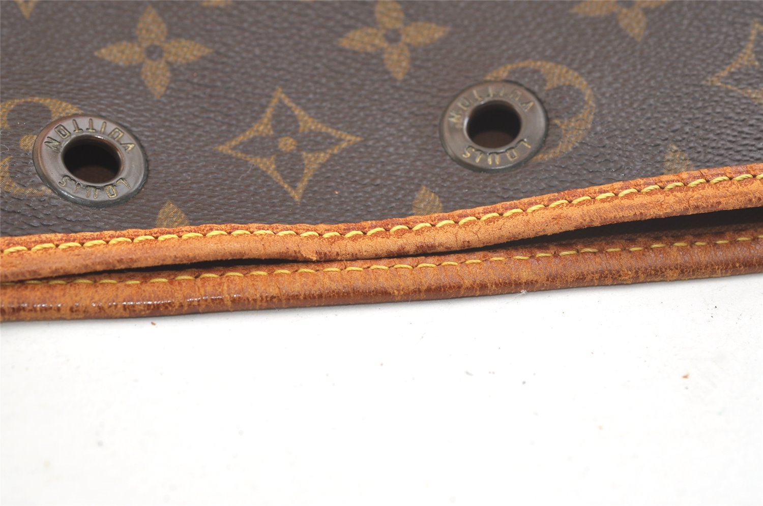 Authentic Louis Vuitton Monogram Noe Shoulder Drawstring Bag M42224 Junk 3313K